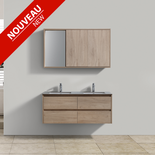 Happy (Wally) 48" AVEC miroir pharmacie