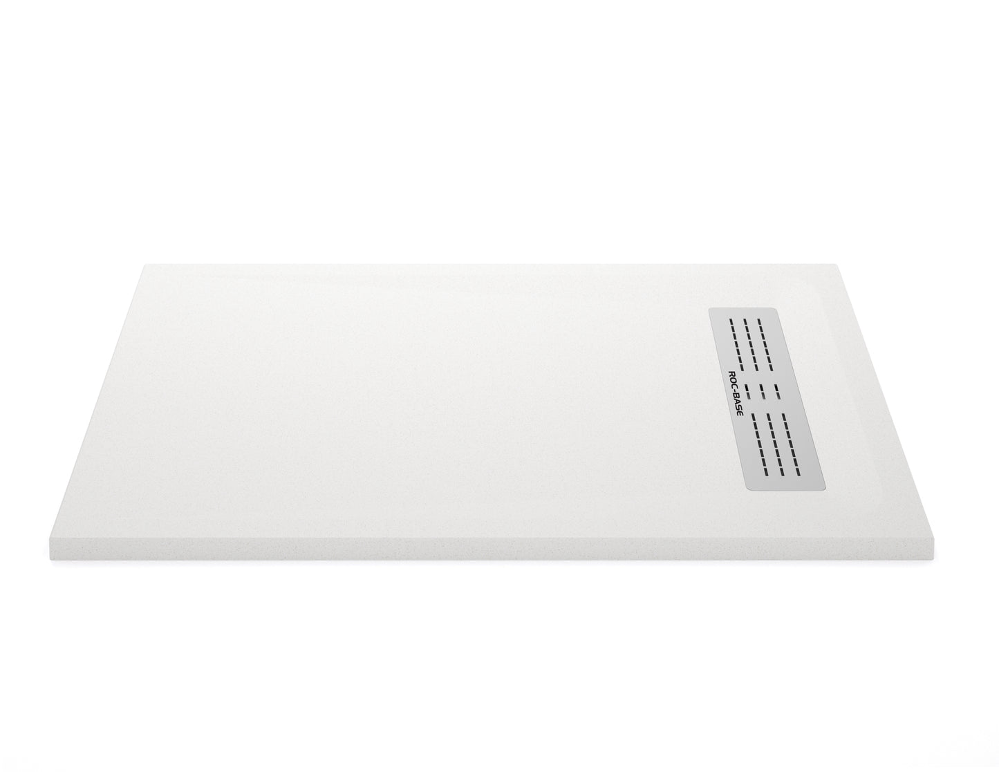 Base de douche en quartz blanc pur Evos Boutiques
