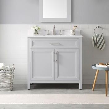 Evos Boutiques 36 in dove grey vanity