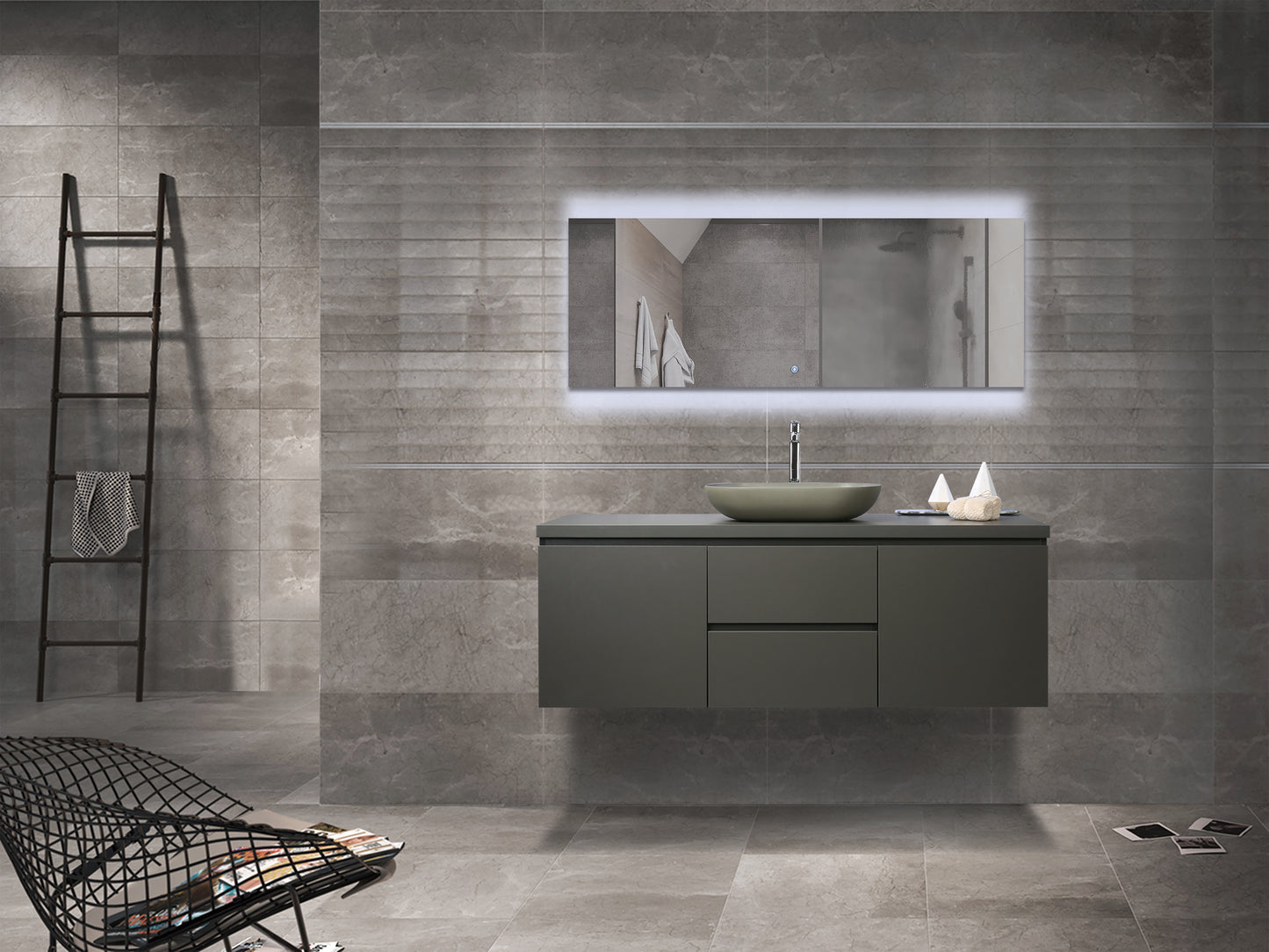 Evos Boutiques 60 in matte grey vanity