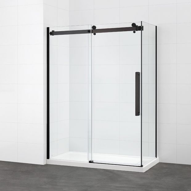 Evos Boutiques 60 x 84 in High Sliding Porte de douche side