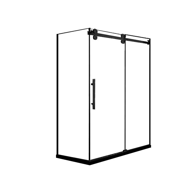 Evos Boutiques Black Shower Door & Base