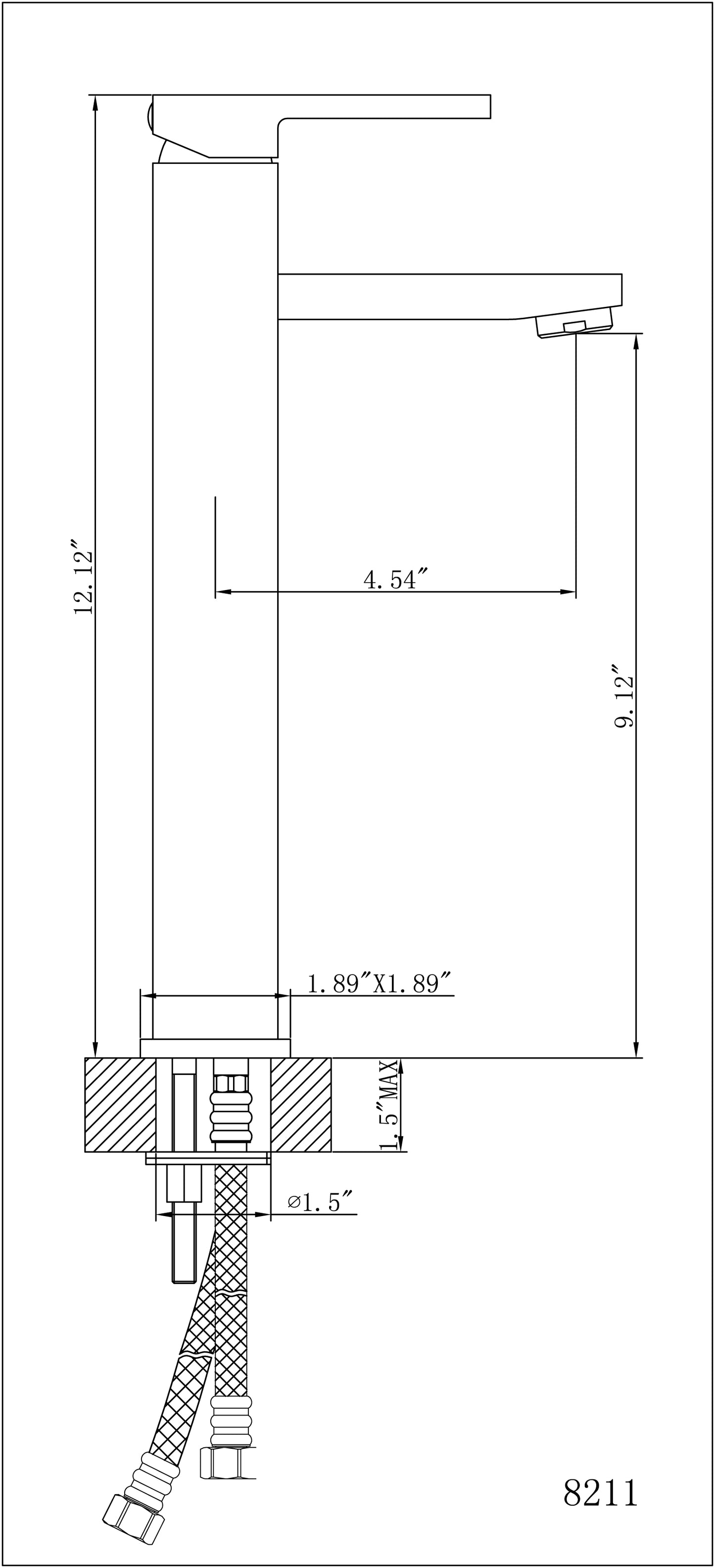 Evos Boutiques chrome vessel sink faucet diagram
