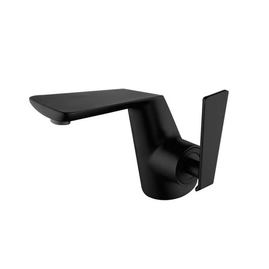 Evos Boutiques matte black faucet side view