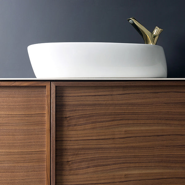 Evos Boutiques wood bathroom vanity 65 x 21 x 18 in front view