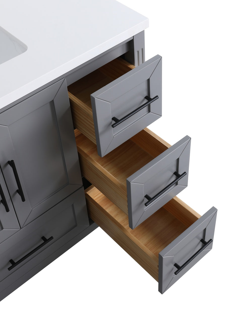 Evos_Brand_AURA Grey opened drawers