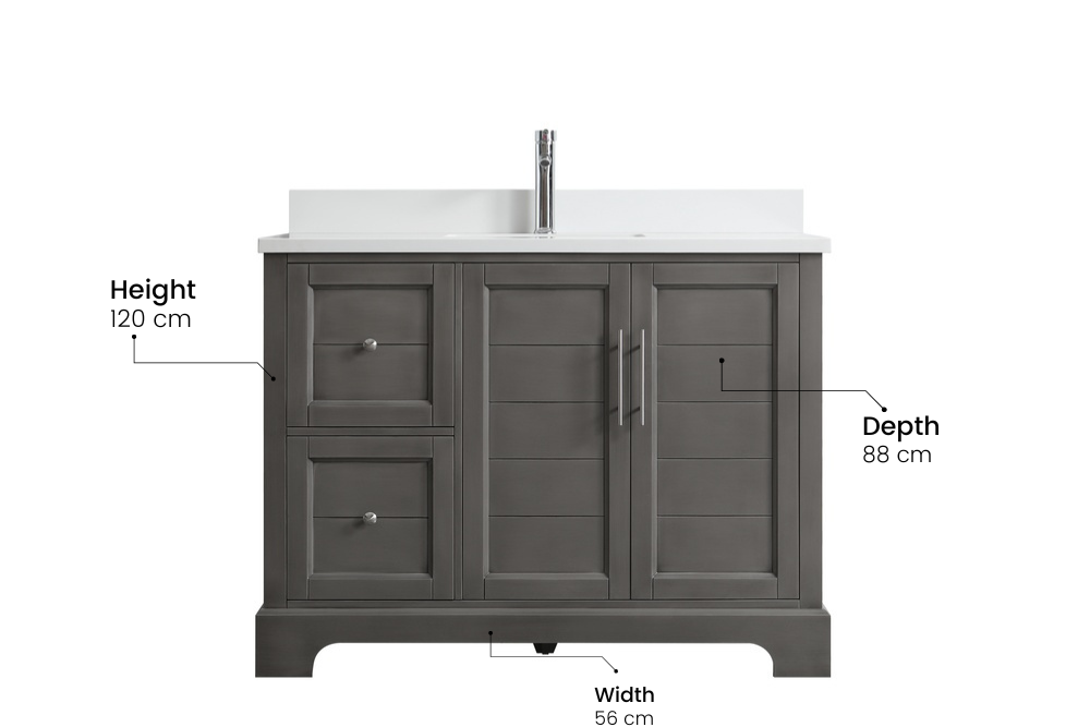 Evos_Brand_Vanity_Elegante 48" Detailed picture