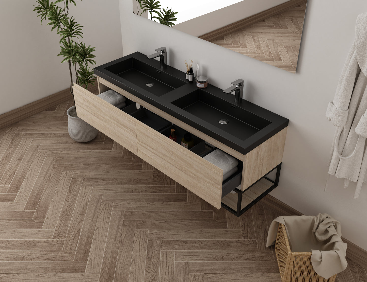 Firenze 63" Pale oak