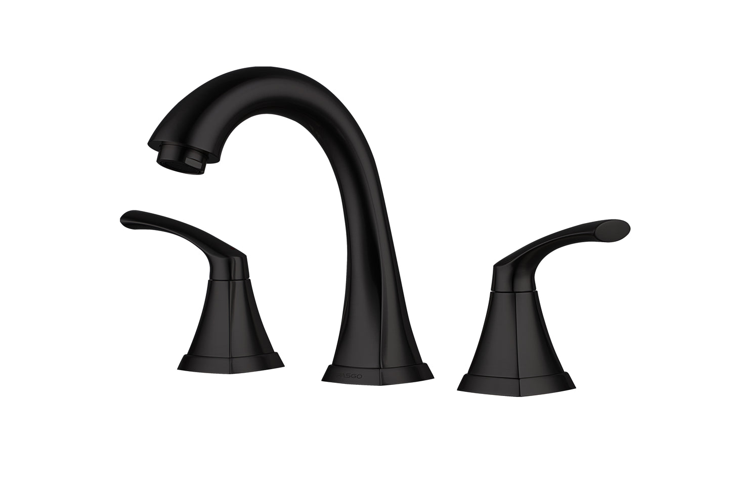 Robinet de lavabo 3 trous 8po Chrome/Noir