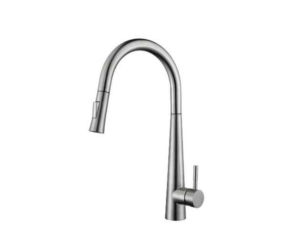 Sensor Kitchen Faucet with pull down brushed nickel