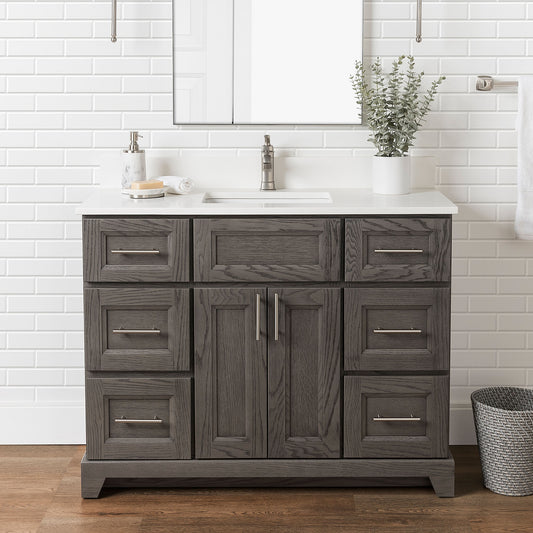 STONEWOOD - 42" Wire Brushed Oak (Bellrose Shaker)