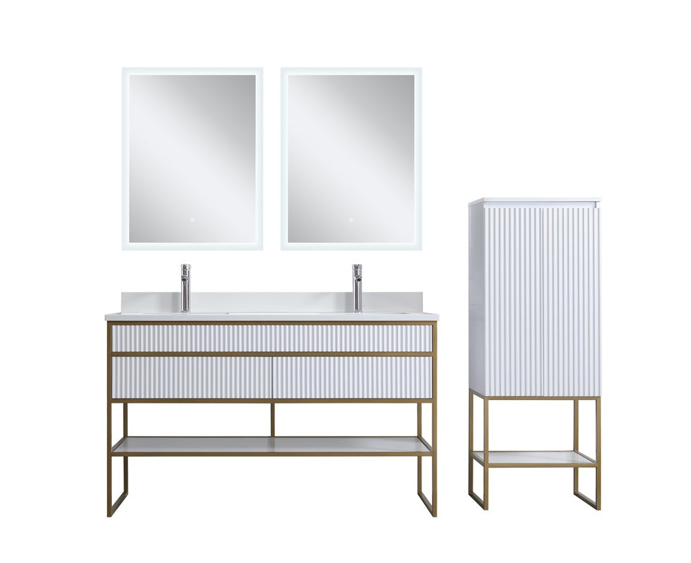 EVOS BRAND GATSBY II Double Vanity 60"