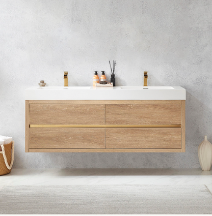 Evos Boutiques 60 in double sink vanity centered