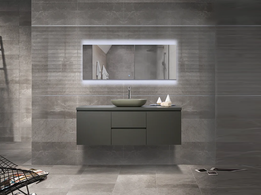 Orlando 60" Matte Grey - Vessel sink sold seperately