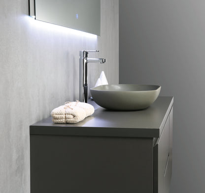 Evos Boutiques 60 in matte grey vanity side