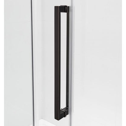 Evos Boutiques 60 x 84 in High Sliding Porte de douche handle